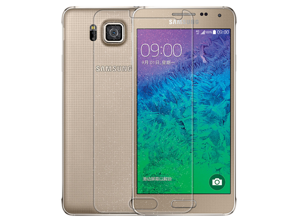 محافظ صفحه نمایش شیشه ای Samsung Galaxy Alpha مارک Baseus