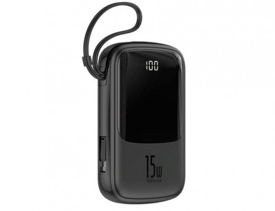 پاوربانک Baseus Q pow 3A Power Bank 10000mAh (با کابل Type-C)