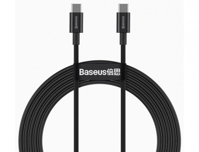 کابل داده شارژ سریع Baseus Superior Series Type-C به Type-C به طول 1 متر و توان 100 وات CATYS-B01