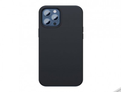 قاب مغناطیسی سیلیکونی بیسوس BASEUS LIQUID SILICA GEL MAGNETIC CASE SOFT WIAPIPH61P-YC01 برای آیفون 12/12Pro