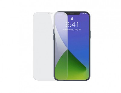 محافظ صفحه شیشه ای تمام صفحه بیسوس Baseus 0.3mm SGAPIPH67N-LS02 برای iP 12 Pro Max 6.7inch 2020 (پک دوتایی)