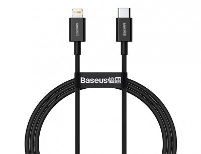 کابل و لایتنینگ فست شارژ Type-C به IP دو متری بیسوس Baseus Lightning Data Cable CATLYS-C01 با توان 20 وات