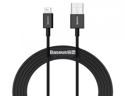 کابل و لایتنینگ فست شارژ  USB به iP دو متری  Baseus Superior Series Fast Charging Data Cable 2.4A CALYS-C03