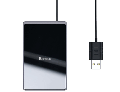 شارژر بی سیم  بیسوس WX01B-01    Baseus Card   Ultra-thin Wireless Charger 15W