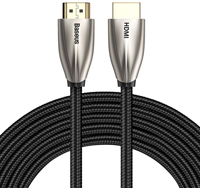 کابل اچ دی ام آی HDMI 4K به HDMI 4K بیسوس Baseus Horizontal CADSP-D01 به طول 5 متر