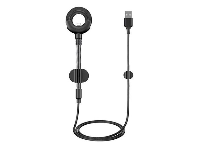 هولدر لایتنینگ بیسوس Baseus O-Type Car Mount Cable