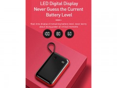 پاور بانک  Baseus Mini S 3A Power Bank 10000mAh (با کابل IP)