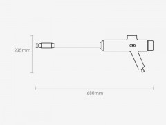 نازل اسپری شستشوی اتومبیل برقی قابل حمل Baseus Dual Power