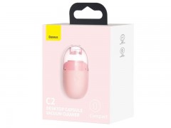 جارو برقی کپسولی رومیزی Baseus C2 (باتری خشک) مشکی