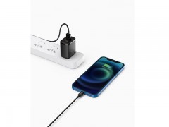 خرید مینی فست شارژر دیواری بیسوس Baseus compact quick charger U+C 20W CN CCXJ-01