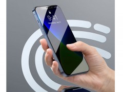 خرید محافظ صفحه نمایش حریم شخصی بیسوس Baseus 0.3mm Full-glass Anti-peeping Tempered SGAPIPH67N-LK02 برایiP 12 Pro Max 6.7inch 2020(پک دوتایی)