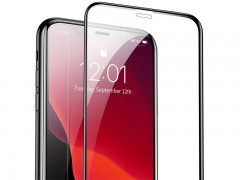 محافظ صفحه نمایش شیشه ای تمام صفحه و تمام شیشه Baseus 0.3mm SGAPIPH65S-KC01 برایiP XS Max/11 Pro Max 6.5inch（2019） (پک دوتایی)