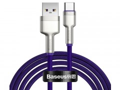 کابل فست شارژر USB به Type-C بیسوس 2 متری Baseus Cafule Series Metal Data Cable CATJK-B01 با توان 40 وات