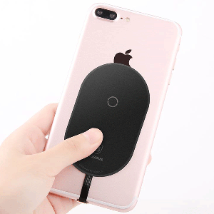 گیرنده شارژ بی سیم میکروفایبر  بیسوس WXTE-A01(مخصوص آیفون) Baseus Microfiber Wireless Charging Receiver(For iPhone)