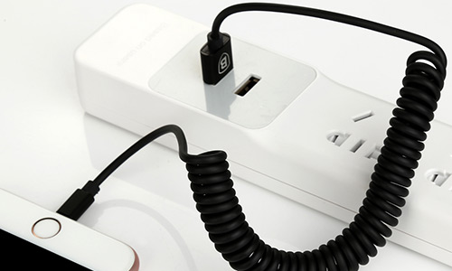 کابل انتقال داده و شارژ بیسوس Baseus Elastic Lightining Data Cable