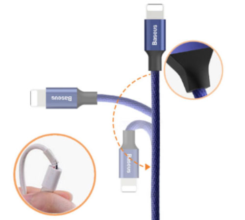 کابل شارژ لایتنینگ بیسوس Baseus Lightning Yiven Cable
