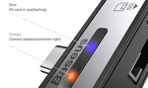 نشانگر LED تعبیه شده روی دستگاه