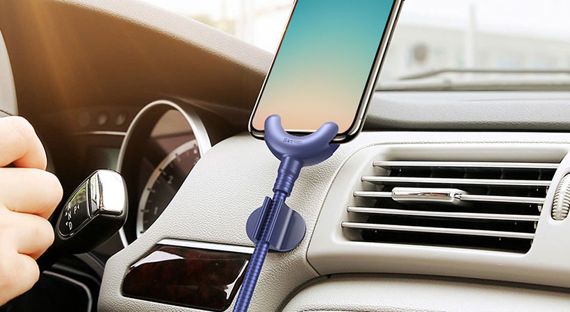 هولدر لایتنینگ بیسوس Baseus O-Type Car Mount Cable