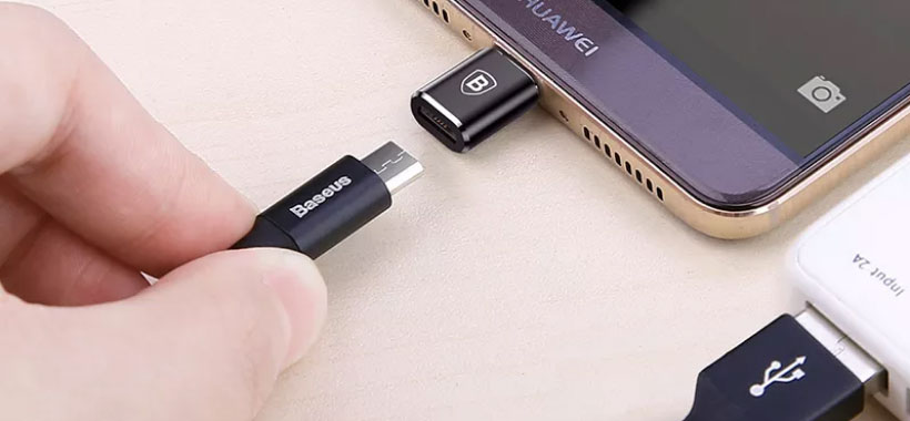 مبدل تایپ سی به Micro USB بیسوس