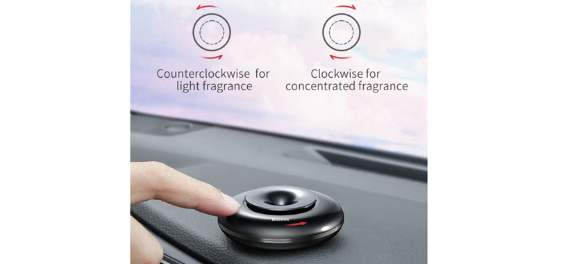 نحوه استفاده از خوشبوکننده بیسوس Circle Vehicle Fragrance Holder