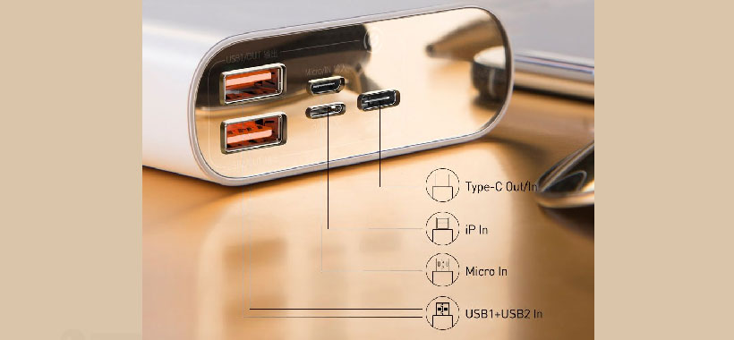 پاور بانک بیسوس Starlight Digital Display