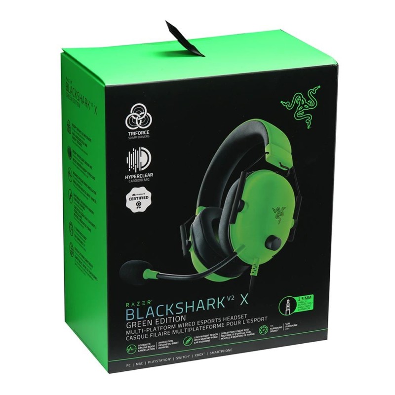 هدست گیمینگ ریزر مدل Razer BlackShark V2 X