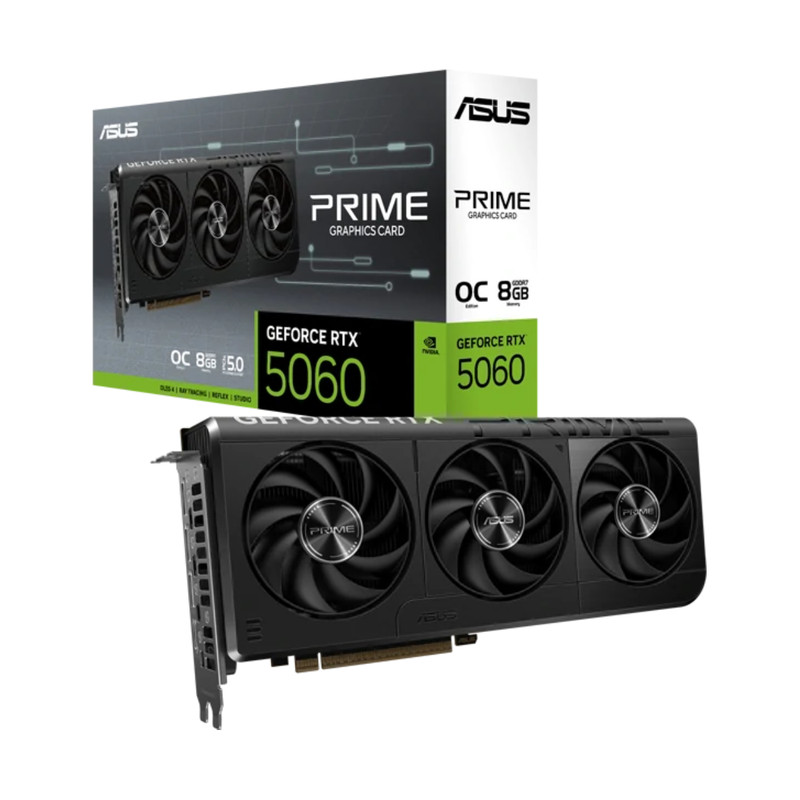 کارت گرافیک ایسوس مدل Prime RTX 5060 OC حافظه 8 گیگابایت