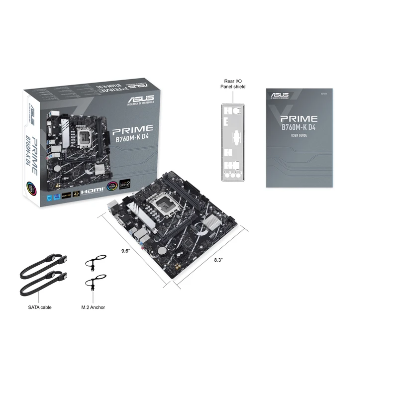 مادربرد ایسوس مدل PRIME B760M-K D4 DDR4