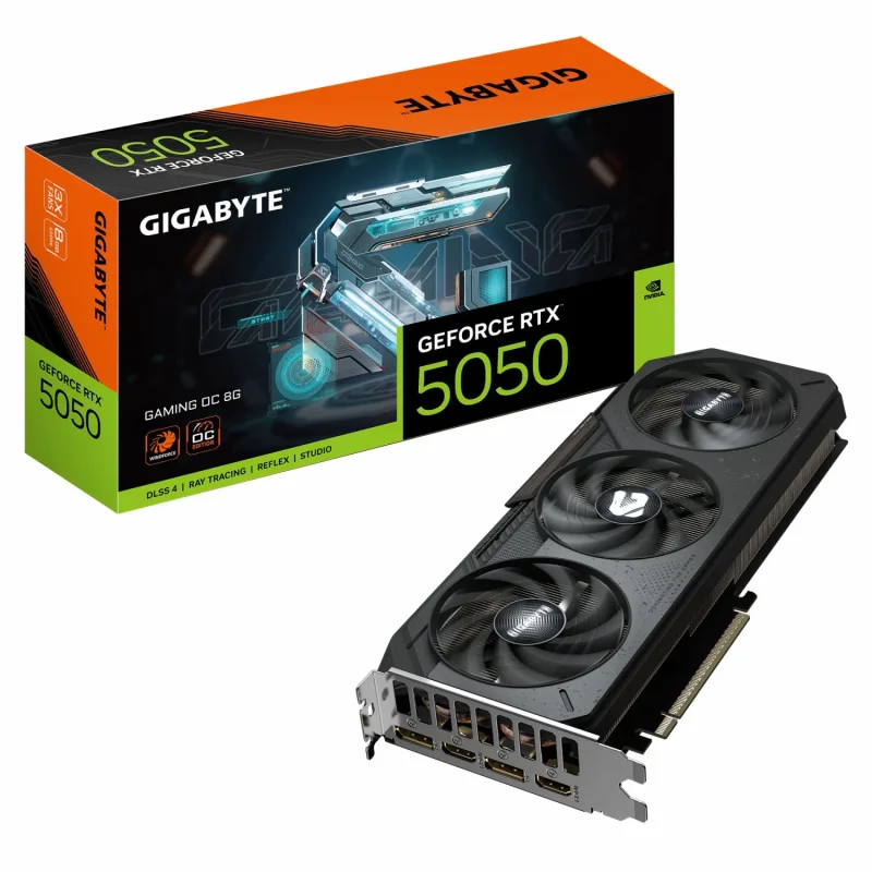 کارت گرافیک گیگابایت مدل RTX 5050 OC Gaming حافظه 8 گیگابایت