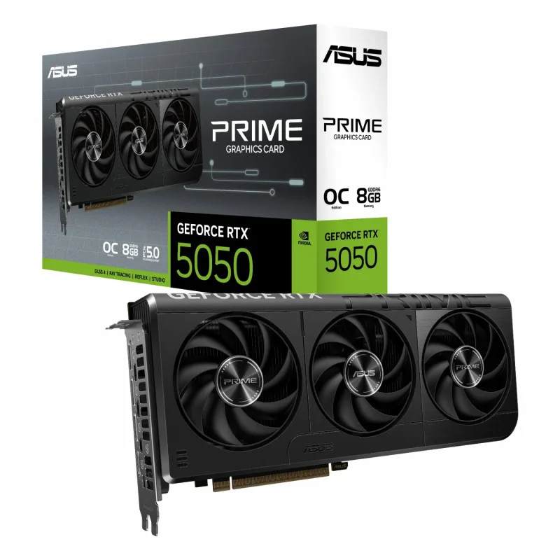 کارت گرافیک ایسوس مدل PRIME RTX 5050 OC حافظه 8 گیگابایت