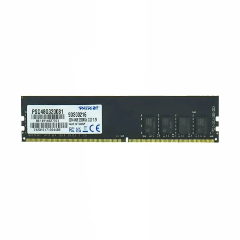 رم دسکتاپ DDR4-3200 پاتریوت مدل UDIMM CL22 تک کاناله ظرفیت 8 گیگابایت