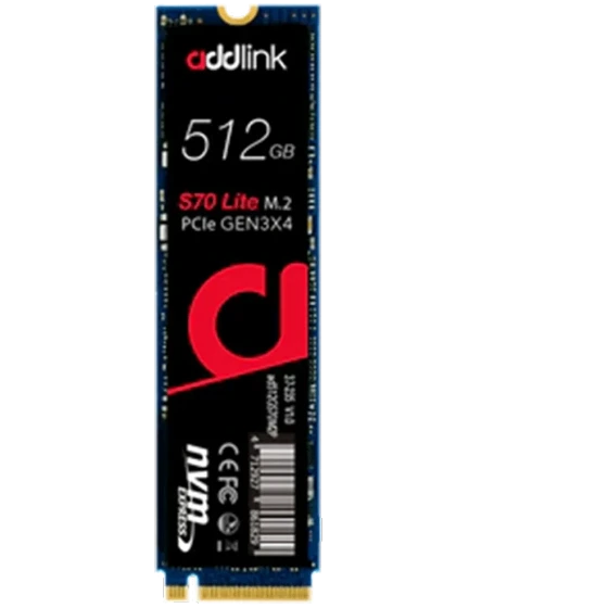 حافظه اس اس دی اینترنال ادلینک مدل S70 Lite M.2 2280 NVMe ظرفیت 512 گیگابایت