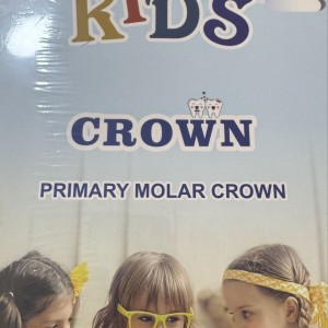 primary kids crown stainless steel KTR 48 PCS