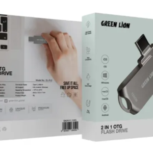 فلش مموری دوکاره گرین لاین مدل GN2N1FL128SL ظرفیت ۱۲۸ گیگابایت USB 3