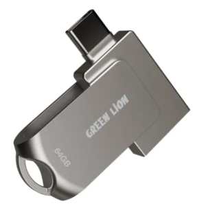 فلش مموری دوکاره گرین لاین مدل GN2N1FL128SL ظرفیت ۱۲۸ گیگابایت USB 3