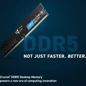 رم کامپیوتر کروشیال تک کاناله مدل CT16 فرکانس 5600 مگاهرتز DDR5 تایمینگ CL46 حافظه 16 گیگابایت