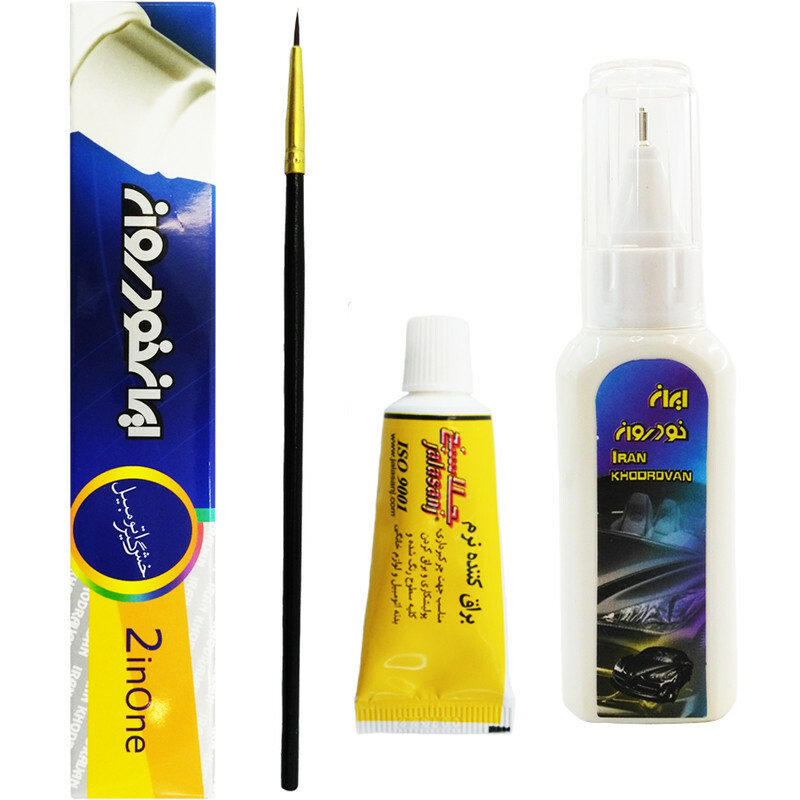 ست کامل قلم خشگیر بدنه خودرو ایران خودروان رنگ مشکی تویوتا (TOYOTA) کد 209