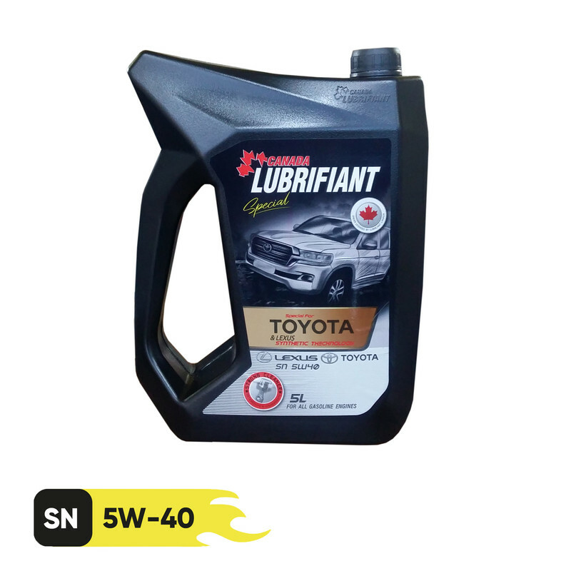 روغن موتور کانادا لوبریفنت مدل اسپیشیال 5W40 SN ( TOYOTA &amp; LEXUS ) حجم 5لیتر