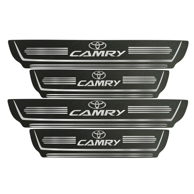 برچسب پارکابی خودرو مهدیار طرح چرم کد SP152 مناسب برای تویوتا کمری بسته 4 عددی