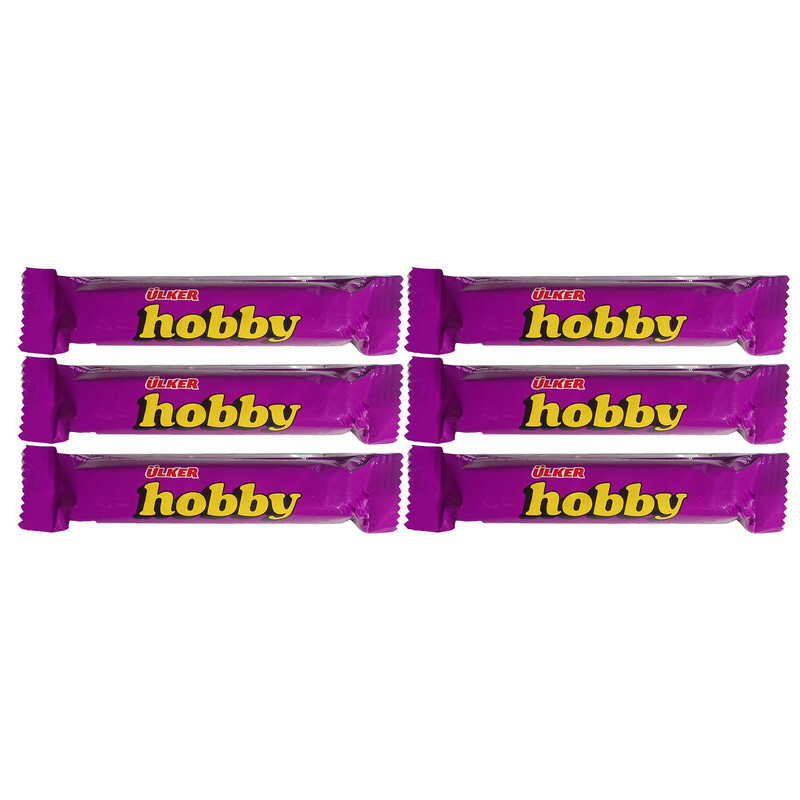 شکللات مغزدار فندقی هوبی - 30 گرم بسته 6 عددی