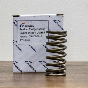 فنر پلانجر اف دیزل مدل OM355 مناسب برای کامیون بنز 10 تن مایلری بسته 2 عددی