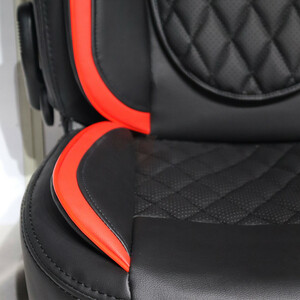 روکش صندلی خودرو سوشیانت مدل TURIN مناسب برای پژو 206 همراه با پشت گردنی و دورفرمان و باکس