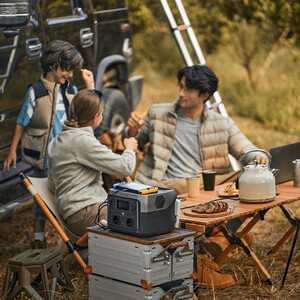 ژنراتور برقی خورشیدی اکوفلو مدل RIVER 2 Portable Power Station ظرفیت 256 وات ساعت