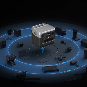 ژنراتور برقی خورشیدی اکوفلو مدل RIVER 2 Portable Power Station ظرفیت 256 وات ساعت