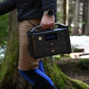 ژنراتور برقی خورشیدی اکوفلو مدل RIVER 2 Portable Power Station ظرفیت 256 وات ساعت