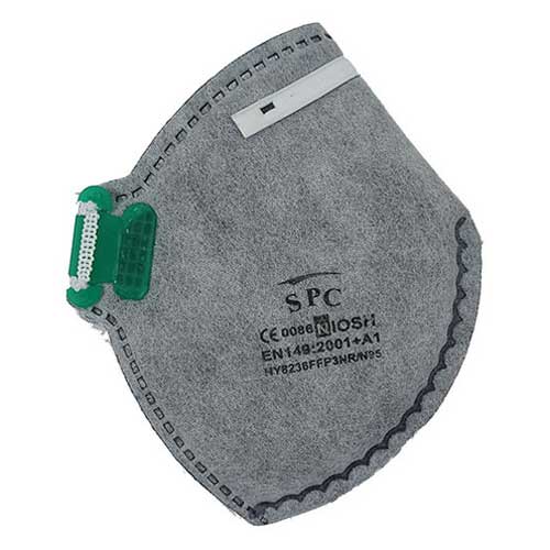 ماسک تنفسی سوپاپ دار SPC مدل FFP3