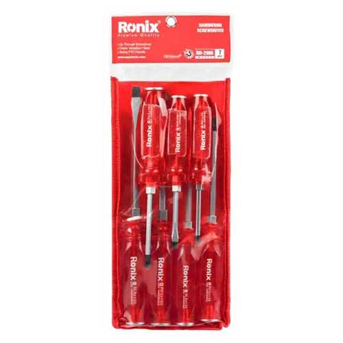 ست پیچ گوشتی ضربه خور رونیکس 7 عددی مدل RH-2906