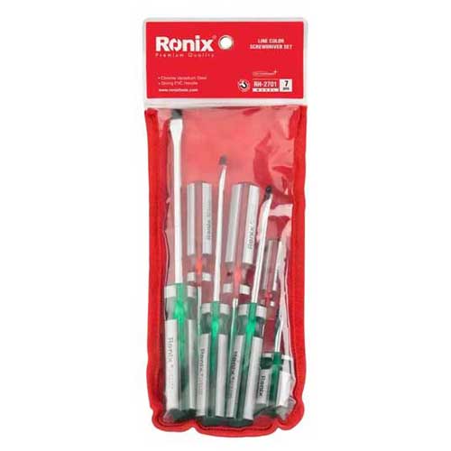 ست پیچ گوشتی رونیکس 7 عددی مدل RH-2701