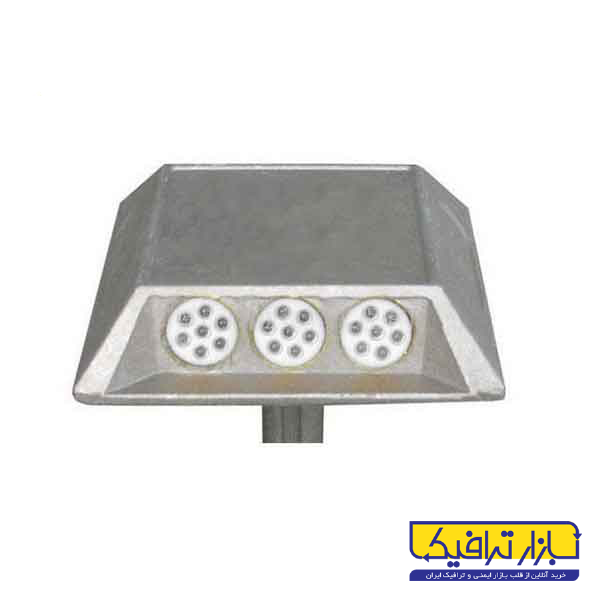 گل میخ آلومینیومی دو طرفه 15*15 با نگین شیشه ای