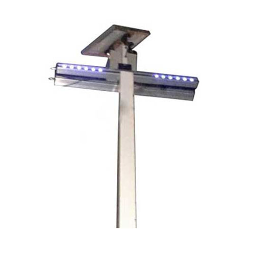 چراغ پلیس مجازی خورشیدی دو طرفه 100 سانت